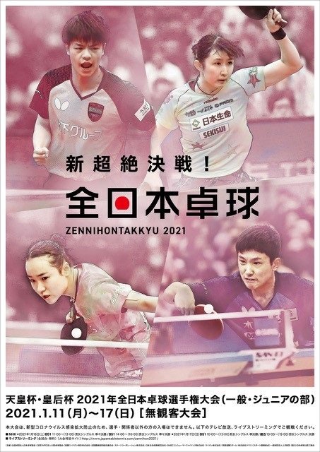 2021年 全日本卓球選手権大会